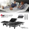 Better Sleep Adjustable Base with ALLURE mattress Solace Sleep