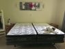 Solace Sleep adjustable bed customer in home set up