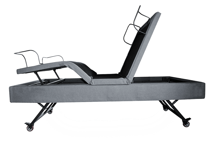 adjustable bed side view